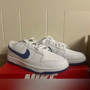 Nike Dunk Low - White Hyper Royal